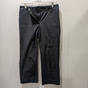 Apt 9 misses cropped pants. Dark gray. Size 4